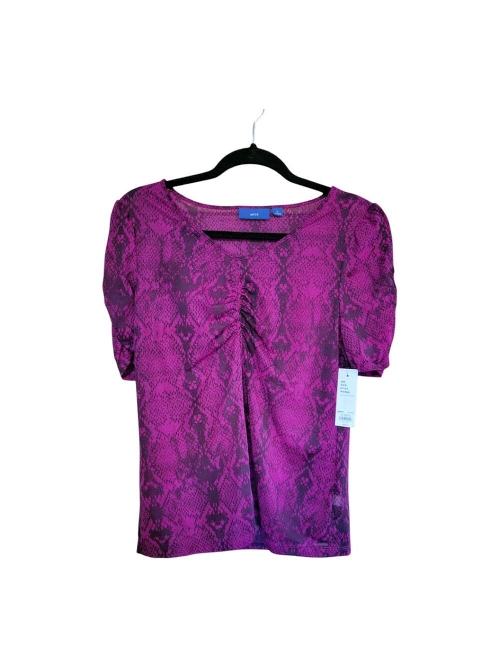 Apt.9 Women's Short Sleeve Cinched Top NWT